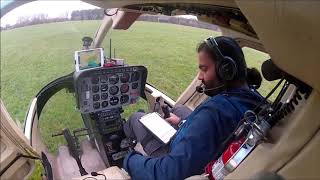 Elstree Helicopters Student Manjinder First Solo in B206 Jet Ranger