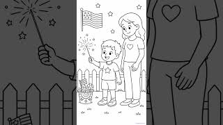 This Free Coloring Pack Feels Like a Mini 4th of July Parade | 50  Free Printables #4thjuly #usa