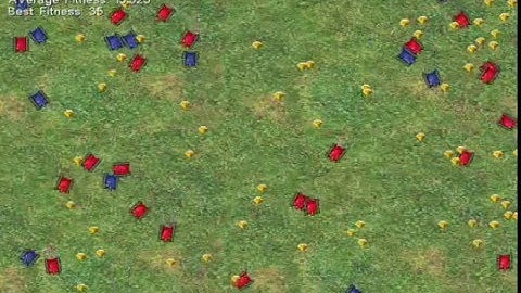 Neural Network Tanks with Particle Swarm Optimization (PSO) and Genetic Algorithms (GA)