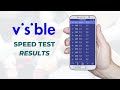 Visible Speed Test Results From a Real Customer | How Fast Is It?