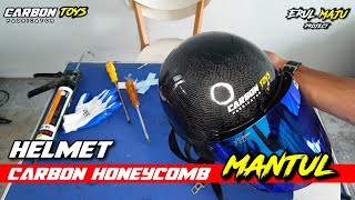 Cara Balut Helmet Carbon Fiber | Carbon Honeycomb