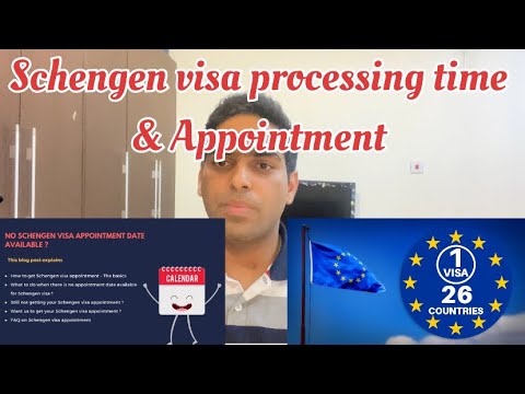 Schengen visa update 2022 | Schengen visa Appointment |  Schengen visa processing time 2022