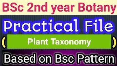 Botany Practical file for BSC 2 year students .....#BotanyPractical..  #Bsc2yearBotanyPractical...