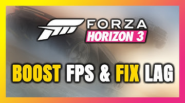 How to BOOST FPS and FIX LAG in Forza Horizon 3! Optimization Guide