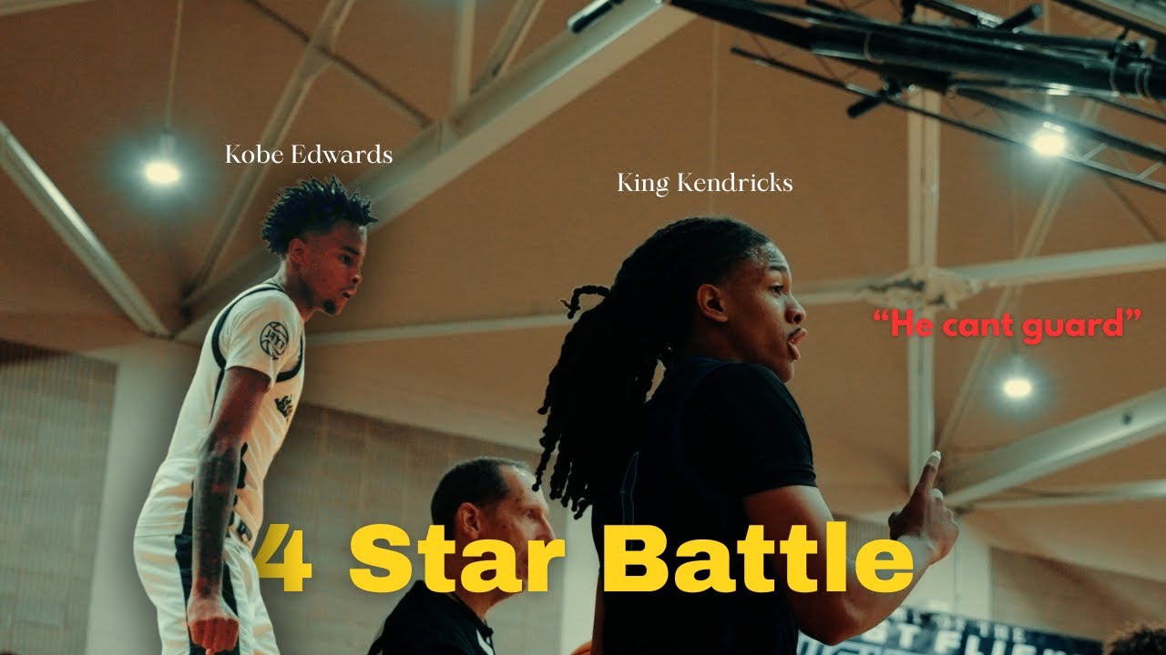 4 Star Battle | Kobe Edwards Goes off for a double double at the Beach Vs King Kendrick