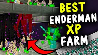 The BEST ENDERMAN XP Farm In Minecraft Bedrock 1.20!