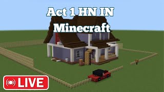 Act 1 Hello Neighbor In Minecraft (ft. UltimateFoot) LIVE!