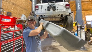 Dirt Daily. Removing the Rear Bumper from a Jeep JL.