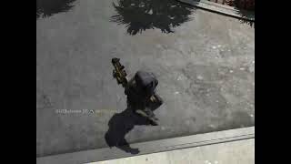 Combat Axe across Raid (spawn shot)