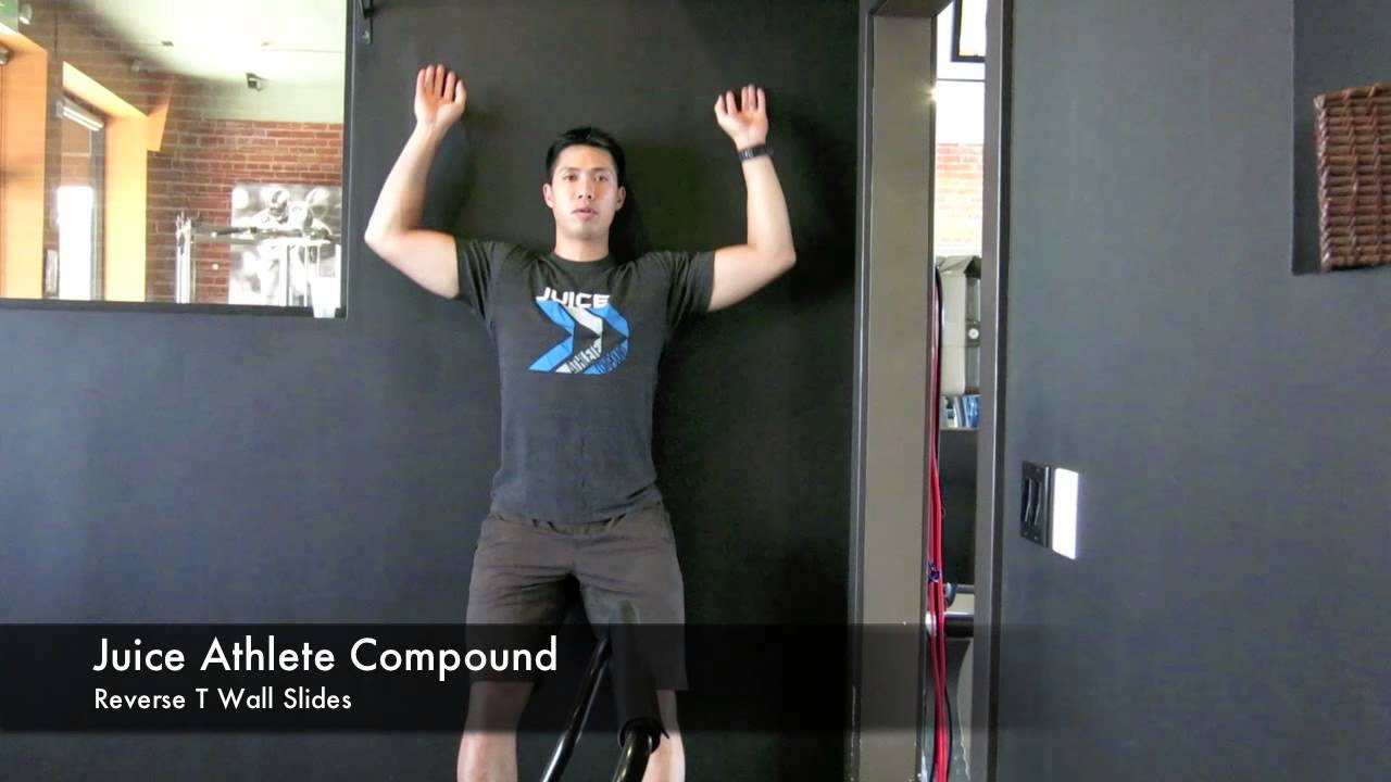 Reverse T Wall Slides - Juice Athlete Compound - YouTube