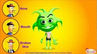 Germs Movie for Kids Virus & Bacteria Introduction