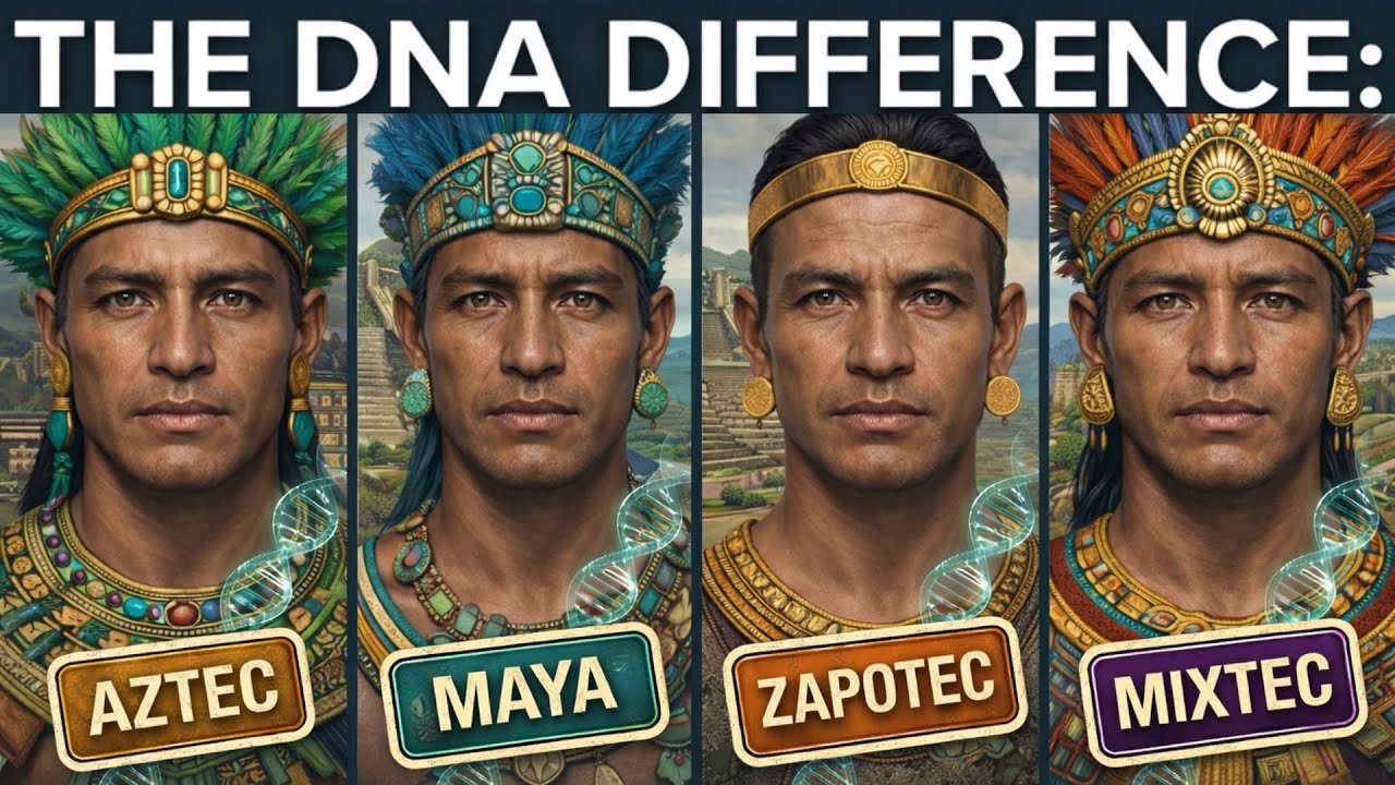 Aztec, Maya, Zapotec, Mixtec: What DNA Actually Separates Them? - YouTube