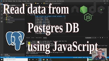 Read Data from Database in JavaScript Web App using Node.JS, Express.JS, PostgreSQL, and pg-promise