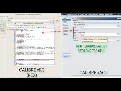 How to convert Calibre xRC runset to Calibre xACT runset