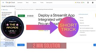 Deploy a Streamlit App Integrated with Gemini Pro on Cloud Run || GSP1229 || STUDY JAM GENAI 2024 screenshot 4