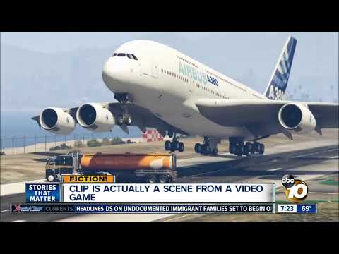 Plane narrowly misses tanker on runway?