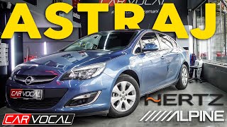Opel Astra J Ses Si̇stemi̇ Uygulamasi Hertz Alpi̇ne Dragster