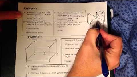 Points, Lines & Planes Part 2