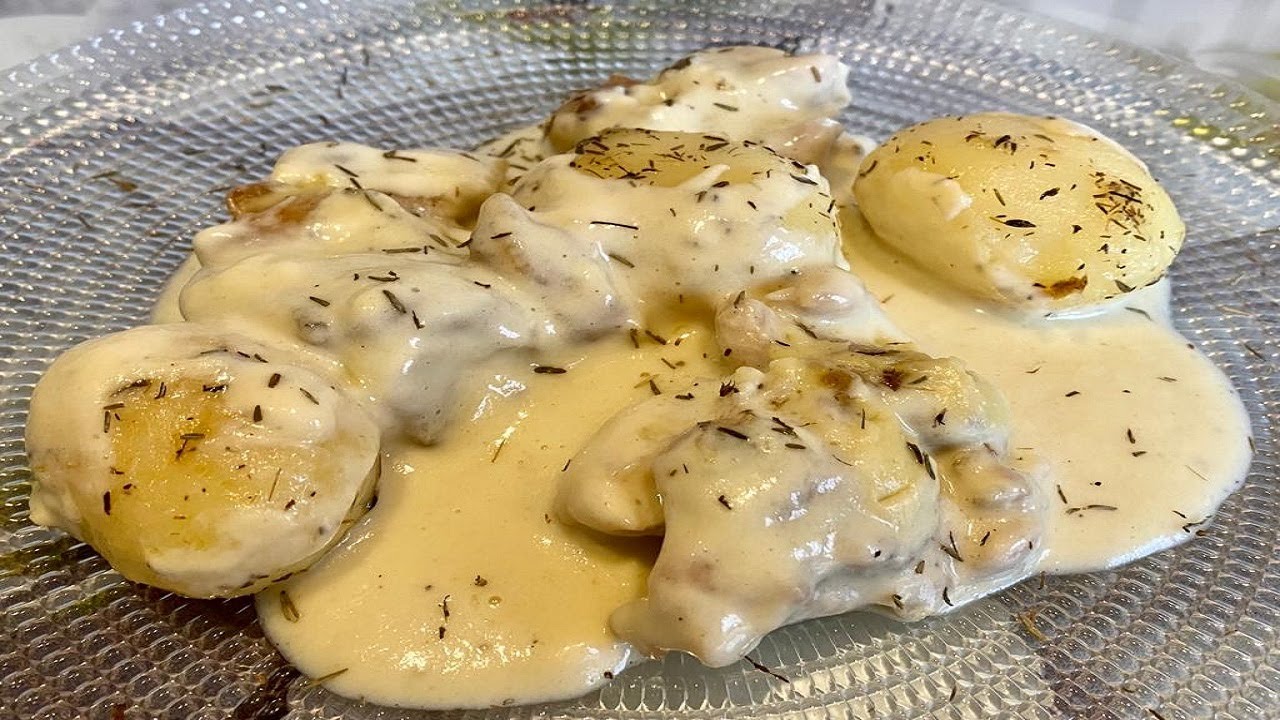 POLLO CON SALSA STROGONOFF EN MAMBO!!