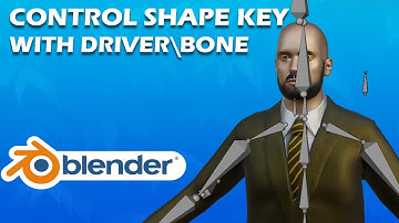 Combine Shape Keys , Armature &  Driver | Blender 3D