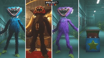 Project: Playtime - All Bosses Emotes Showcase