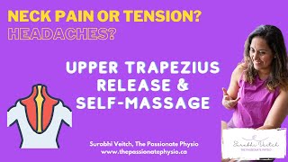 Neck tension and pain? Try this upper trapezius self-massage and release