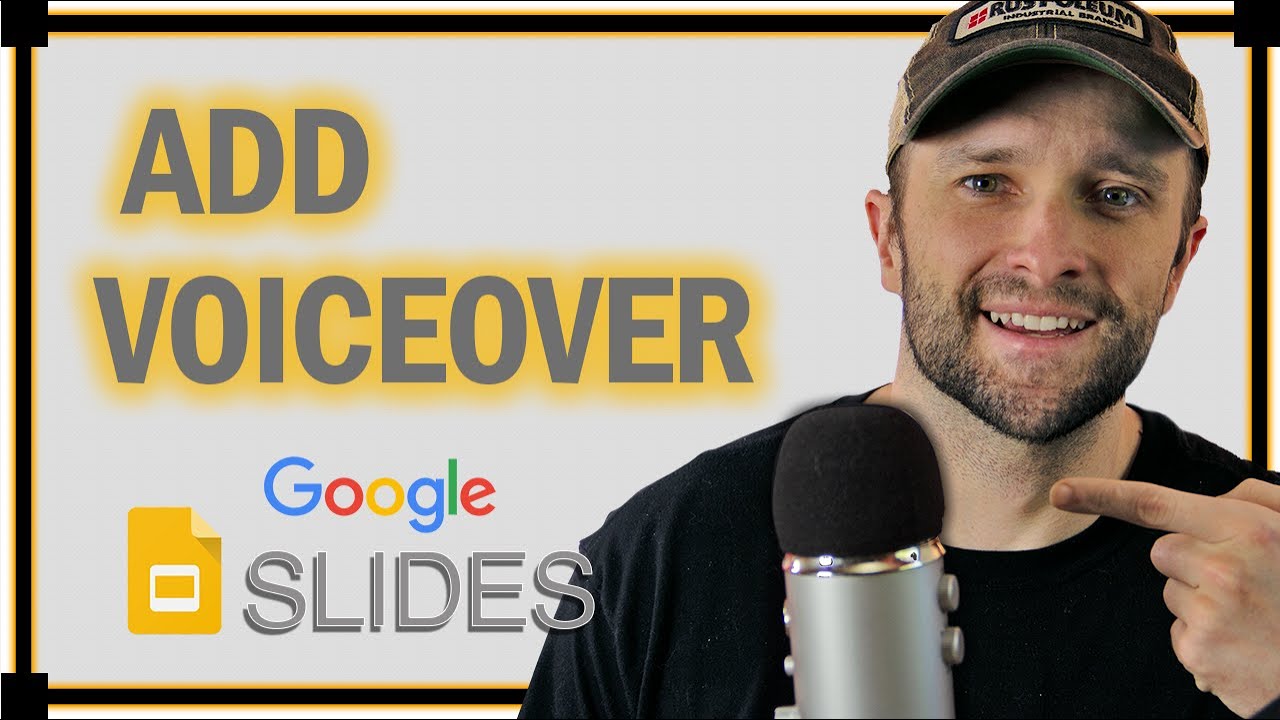 google slide presentation with voice over