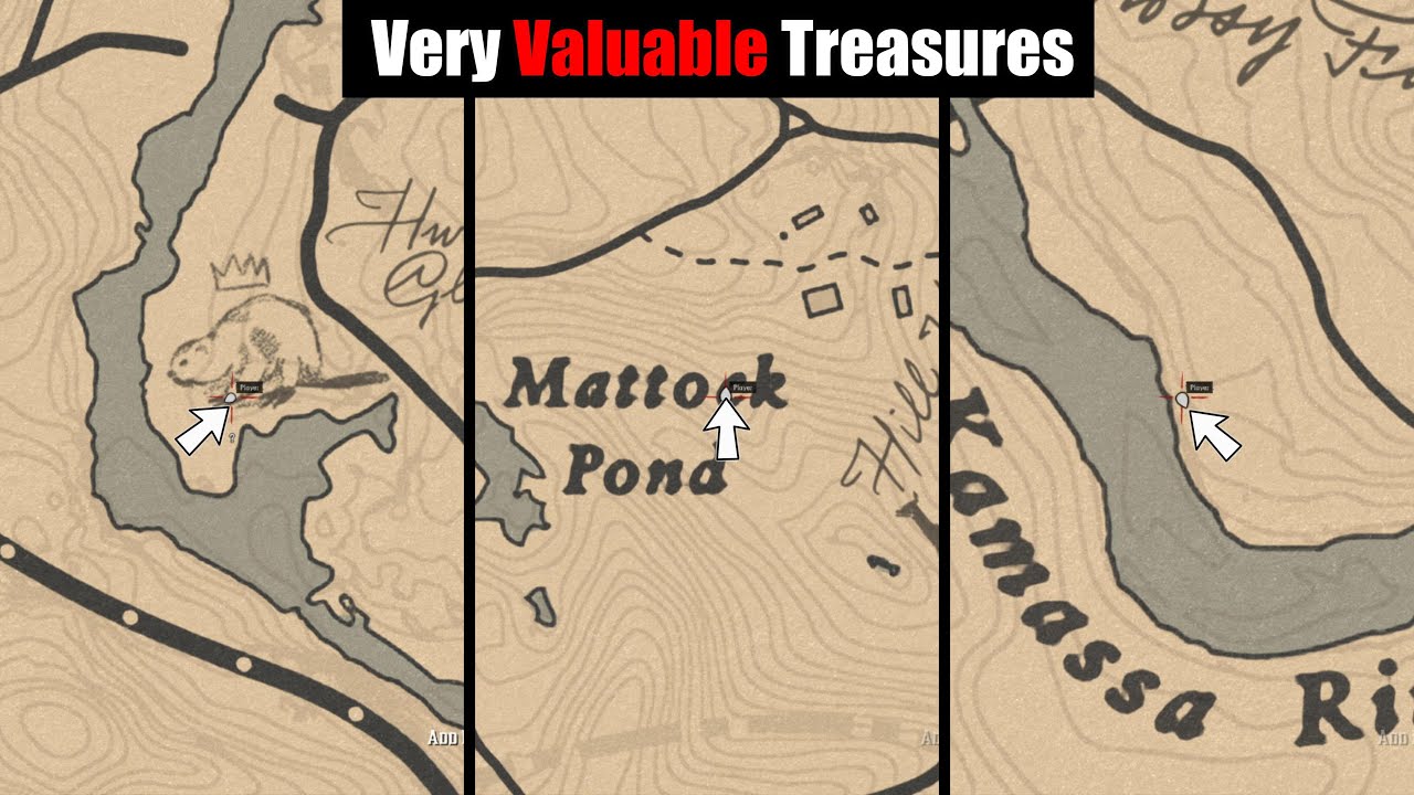 3 Treasure Locations That Are Very Valuable in RDR2 - YouTube