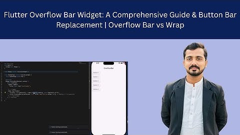 Flutter Overflow Bar Widget: A Comprehensive Guide & Button Bar  Replacement | Overflow Bar vs Wrap