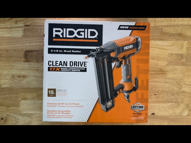 Ridgid Pneumatic 15 Degree 1-3/4 in. Coil Roofing Nailer Q233X