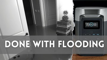 Sump Pump Back Up Solutions | Using an Ecoflow Delta 2 as Battery Back-up |  Water Powered Sump Pump