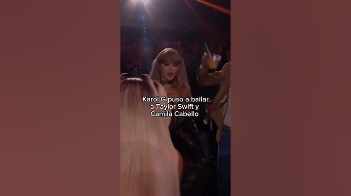 Karol G puso a bailar a Taylor Swift y Camila Cabello #karolg #taylorswift #camilacabello #shorts