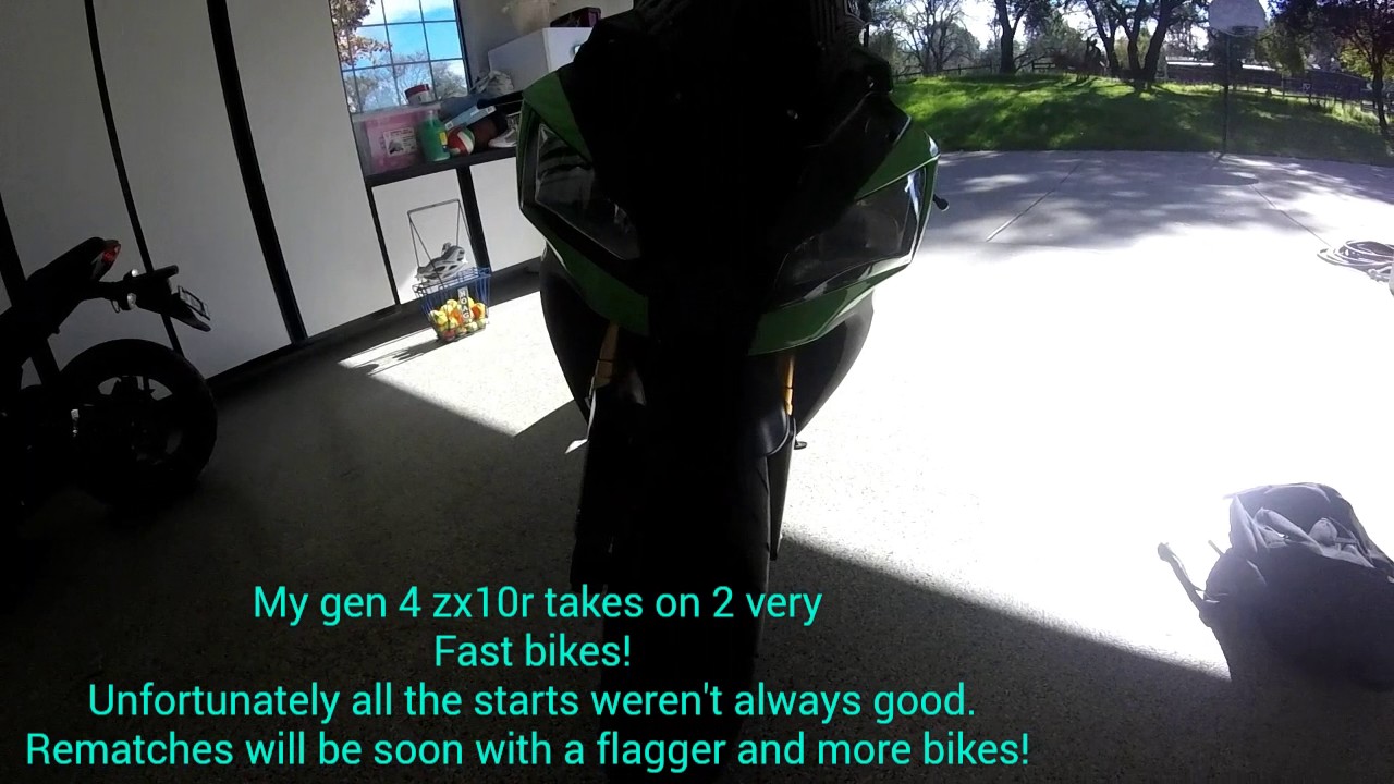 Zx10r vs 9 second gsxr1000 vs zx14!! YouTube