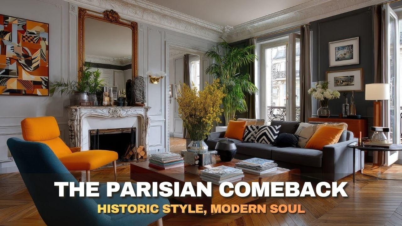 Inside a Narrow Paris Apartment Where Classic Elegance Meets Modern Living | Timeless Design Reborn