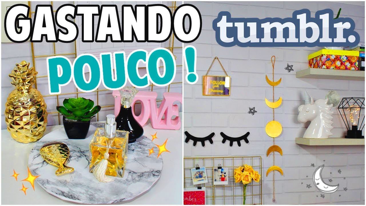 DIY: DECORAÇÃO DE QUARTO GASTANDO MUITO POUCO