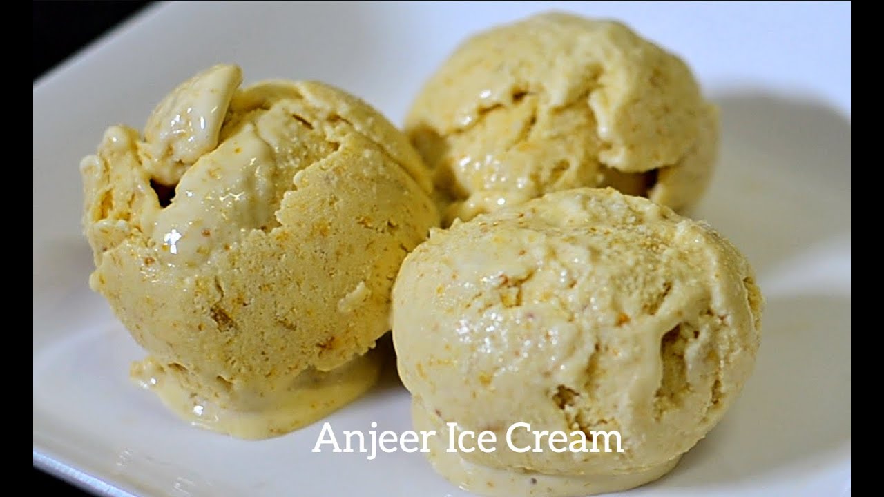 Anjeer Ice Cream Ice Cream Recipe Fig Ice Cream Homemade Ice