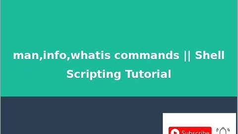 Shell Scripting || man,info,whatis commands || Malayalam Tutorial || Linux Tutorial for Beginners