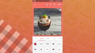 Kawafoodi: Kawaii Photo stickers and text for food screenshot 4