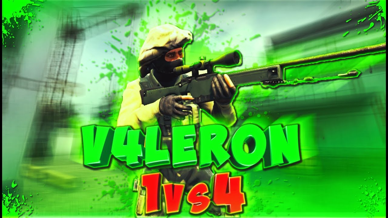 CS:GO | 1 vs 4 | V4ler0n