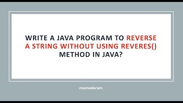 Reverse a String without using reverse method In Java
