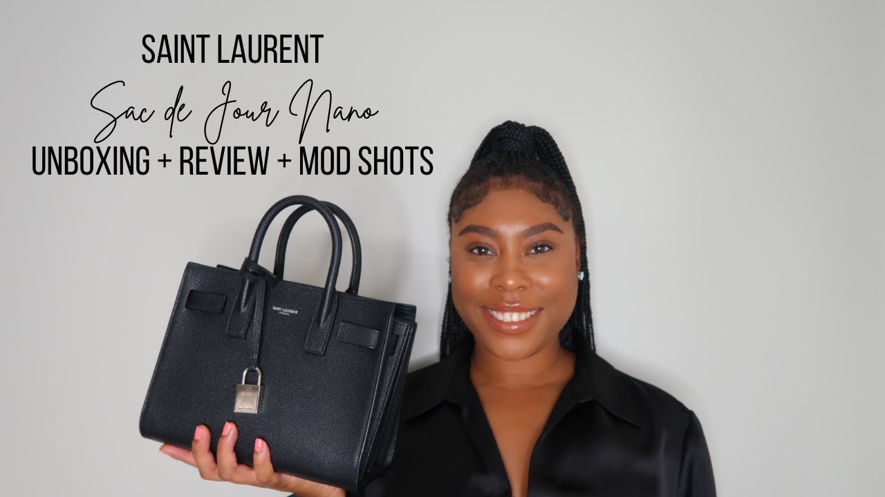 LUXURY UNBOXING: Saint Laurent Sac de Jour Nano  Review + Mod Shots +  Fashionphile Experience 