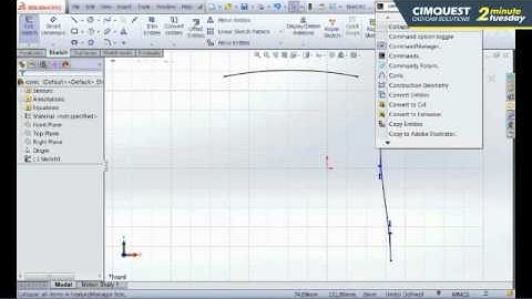 Conic Curves 2 Minute Tuesday - What