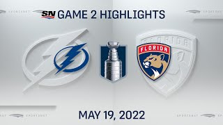NHL Game 2 Highlights | Lightning vs. Panthers - May 19, 2022