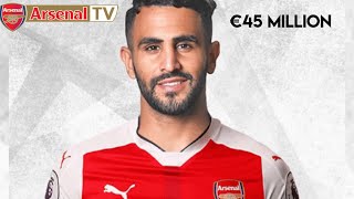 Riyad Mahrez Welcome to Arsenal | 45 Million January Buy | Official Skills And Goals | ARSENAL TV HD