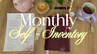 Monthly Self Inventory | A Journaling Practice to Reset Your Life