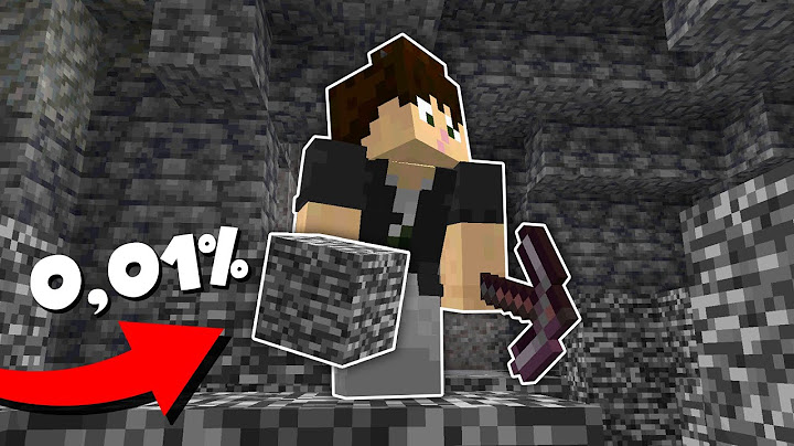 COMO EU PEGUEI BEDROCK no SOBREVIVÊNCIA (NÃO É BAIT) - MINECRAFT SURVIVAL