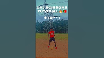 new football | CR7🔥 scissors tutorial skills🔥✅ like Ronaldo ❔🔥|#football#soccer #like #cr7