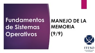 Sistemas Operativos, Manejo de la memoria 9 Segmentación combinada con paginación