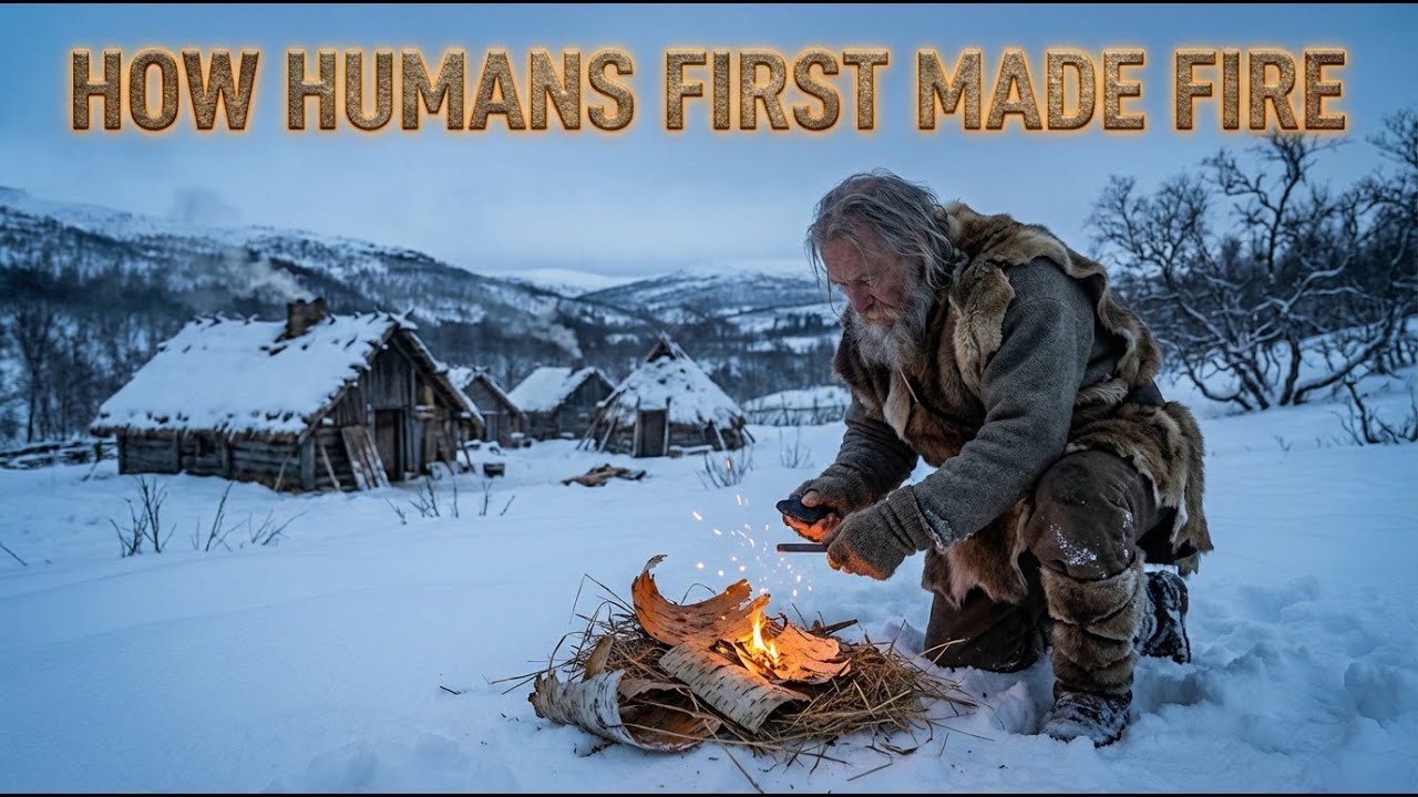 How Humans First Made Fire | Ancient Fire Making Story | Old Survival History