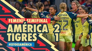 🔴 EN VIVO: Femenil - América 2-1 Tigres - Semifinal Ida